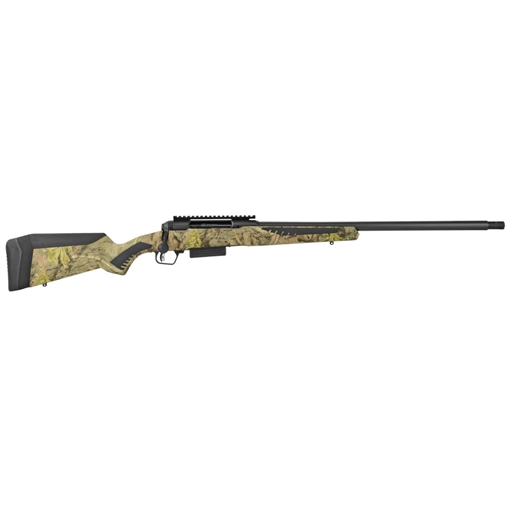 Picture of Savage Arms 220 Turkey, Bolt Action Shotgun, 20 Gauge, 3" Chamber, 22" Barrel, Matte Finish, Black, Camo Synthetic Stock (Mossy Oak Obsession), 2 Rounds, AccuTrigger, 1 Extra-Full Choke 57383