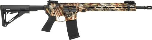 Picture of Savage MSR15 Recon 223 Rem,5.56 NATO 16.10" 30+1 Black Melonite American Flag Adjustable Magpul CTR Stock 22990