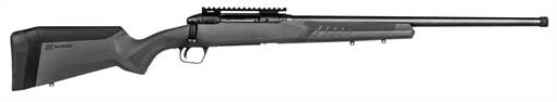 Picture of Savage 57409 10/110 Prairie Hunter 224 Valkyrie 4+1 22" Matte Gray Fixed AccuFit Stock Matte Black Right Hand 011356574091