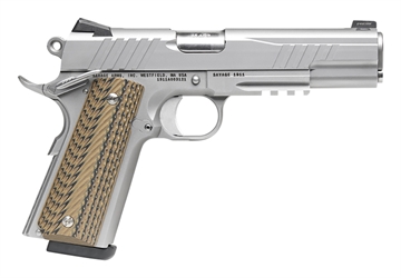 Picture of Savage 1911 Gov't Style Handgun .45 Auto 8rd Magazines (2) 5" Barrel Stainless Steel with Rail 67203