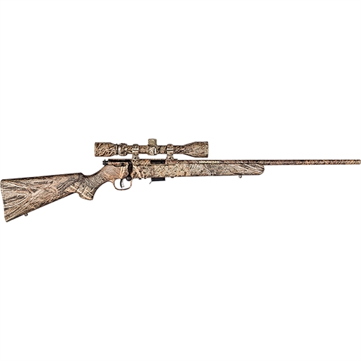 Picture of Savage Savage 93 XP Rifle 22 WMR 22 in. Brush Camo w/ Scope RH 90757 90755