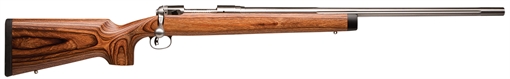 Picture of Savage Arms 12 BVSS Full Size 22-250 Rem 4+1 26" Stainless Heavy Fluted Barrel, Matte Stainless Steel Receiver Drilled & Tapped ,Satin Brown Fixed Laminate Stock, Right Hand 01270