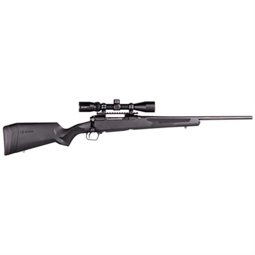 Picture of Savage Arms 110 Apex Hunter XP, Bolt Action, 6.5 Creedmoor, 24" Barrel, Matte Finish, Black, Synthetic Stock, Accutrigger, Detachable Box Magazine, 3-9x40 Vortex Crossfire II, Right Hand, 4 Rounds 57304