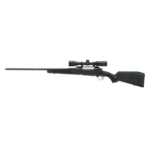 Picture of Savage Arms 110 Apex Hunter XP 7mm PRC 2+1 22", Matte Black Metal, Synthetic Stock, Vortex Crossfire II 3-9x40mm Scope Left Hand 58015