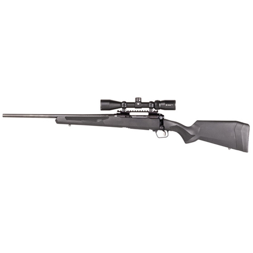 Picture of Savage Arms 110 Apex Hunter XP 22-250 Rem 4+1 20", Matte Black Metal, Synthetic Stock, Vortex Crossfire II 3-9x40mm Scope, Left Hand 57318