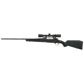 Picture of Savage Arms 110 Apex Hunter XP 350 Legend 4+1 18" Matte Black Metal, Synthetic Stock, Vortex Crossfire II 3-9x40mm Scope, Left Hand 57536
