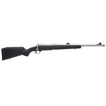 Picture of Savage Arms 110 Brush Hunter, Bolt Action Rifle, Long Action, 338 Winchester Magnum, 20" Threaded Barrel Muzzle Brake, Matte Finish, Black, Synthetic Stock, 1 Magazine, 3 Rounds, Right Hand 0113567 57043