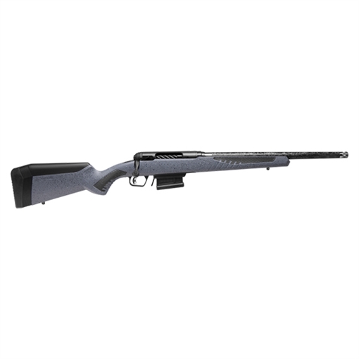 Picture of Savage Arms 110 Carbon Predator, Bolt Action Rifle, 6MM ARC, 18" Proof Threaded Barrel, Gray Synthetic Stock, Matte Finish, Black, Right Hand, 4 Rounds, Includes (1) AICS Detachable Magazine 57931