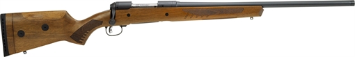 Picture of Savage Arms 110 Classic Full Size 243 Win 4+1 22" Matte Black Threaded Barrel, Matte Black Drilled & Tapped Carbon Steel Receiver, Adj Comb & LOP Satin Walnut Stock, Right Hand 57424