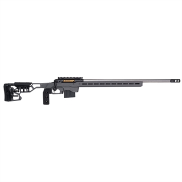 Picture of Savage Arms 110 Elite Precision, Bolt Action Rifle, 338 Lapua, 30" Matte Stainless Barrel, Gray MDT ACC Chassis with ARCA Rail, AccuTrigger, AICS Magazine, 5 Rounds, Right Hand 57562