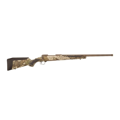 Picture of Savage Arms 110 High Country 6.5 PRC 3+1 24", Midnight Bronze Cerakote, TrueTimber Strata Fixed AccuStock with AccuFit 57419