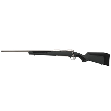 Picture of Savage Arms 110 Storm Full Size 6.5 Creedmoor 4+1 22" Matte Button-Rifled Barrel, Matte Drilled & Tapped Stainless Steel Receiver, Adj AccuStock Matte Gray Synthetic Stock, Left Hand 57170