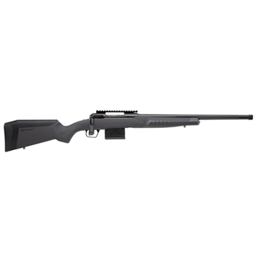 Picture of Savage Arms 110 Tactical, Bolt Action Rifle, 308 Winchester, 20" Heavy Fluted Threaded Barrel, 5/8x24 Thread Pitch, Matte Finish, Black, Gray Synthetic Stock, 1 Magpul AICS Magazine, 10 Rounds, Right Hand 57006