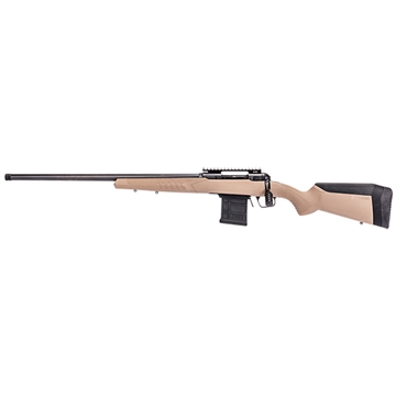 Picture of Savage Arms 110 Tactical Desert 6.5 Creedmoor 10+1 24", Matte Black Metal, Flat Dark Earth Fixed AccuStock with AccuFit, Left Hand 57524