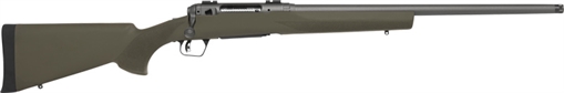 Picture of Savage Arms 110 Trail Hunter 7mm Rem Mag 3+1 24" Threaded/Medium Heavy Profile, Tungsten Gray Cerakote Barrel/Rec, OD Green Hogue Overmold Stock, Adj. AccuTrigger, Weaver Base 58041