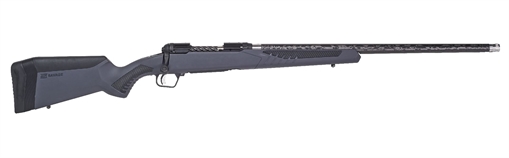 Picture of Savage Arms 110 UltraLite Full Size 300 WSM 2+1 24" Carbon Fiber Threaded Barrel, Black Melonite Drilled & Tapped Stainless Steel Receiver, Adj AccuStock Gray Synthetic Stock, Right Hand 57582