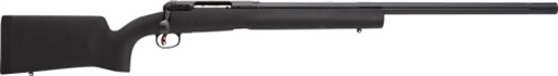 Picture of Savage Arms 12 Long Range Precision 6.5 Creedmoor Caliber with 4+1 Capacity, 26" Barrel, Matte Black Metal Finish & Matte Black Fixed HS Precision with V-Block Stock Right Hand (Full Size) 19137