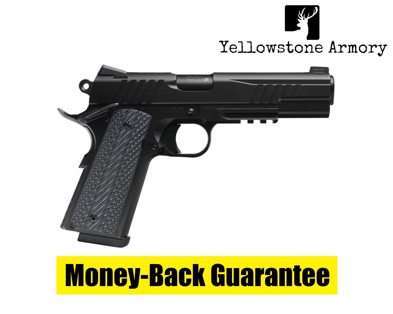 Savage 1911 Government Pistol 9mm 5 in. Black Melonite 10 rd. w/rail 67211-img-0