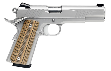 Picture of Savage Arms 1911 Government 45 ACP 8+1 5" Stainless Steel Target Crown Barrel, Stainless Steel Serrated Slide, Matte Stainless Steel Frame w/Beavertail, Ambidextrous 67202