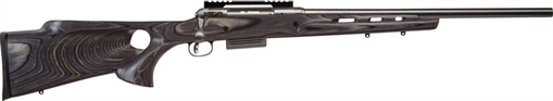 Picture of Savage Arms 220 Thumbhole Slug, Bolt Action Shotgun, 20 Gauge, 3" Chamber, 22" Rifled Barrel, Matte Finish, Gray Laminate Thumbhole Stock, AccuTrigger, Detachable Box Magazine, 2 Rounds, Right Hand 22313