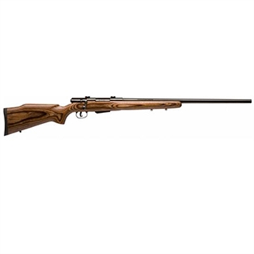 Picture of Savage Arms 25 Lightweight Varminter 17 Hornet Caliber with 4+1 Capacity, 24" Barrel, Matte Black Metal Finish & Natural Brown Laminate Stock Right Hand (Full Size) 19738