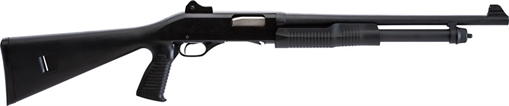 Picture of Stevens 320 Stevens, Pump Action Shotgun, 20 Gauge, 3" Chamber, 18.5" Barrel, Matte Finish, Black, Pistol Grip with Full Stock, Ghost Ring Sight, 5 Rounds, Right Hand 22439