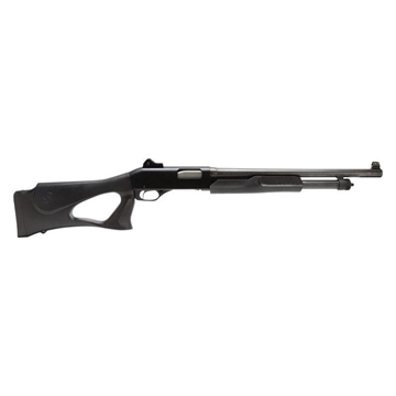 Picture of Stevens 320 Security Thumbhole, Pump, 20 Gauge, 3" Chamber, 18.5" Barrel, Cylinder Bore, Matte Blued Finish, Ghost Ring Sight, Synthetic Thumbhole Stock, 5Rd 0113566 23249