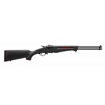 Picture of Savage Arms 42 Takedown Full Size 22 LR/410 Gauge 1rd 20" Satin Black Sporter Barrel Satin Black Carbon Steel Receiver Matte Black Fixed Synthetic Stock Ambidextrous 22440