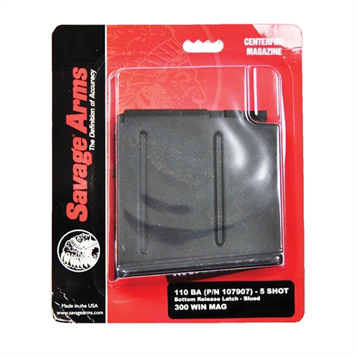 Picture of Savage Arms 110BA Blued Detachable 5rd for 300 Win Mag Savage 110BA/110BA Stealth 55191