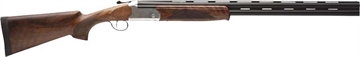 Picture of Stevens 555 Enhanced, Over/Under, 16 Gauge, 2.75" Chamber, 28" Vent Rib Barrels, Matte Finish, Black, Aluminum Receiver, Turkish Walnut Stock, Ambidextrous, Bead Sight, 5 Choke Tubes - F,IM,M,IC,C, 2 Rounds 22179