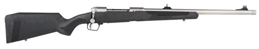 Picture of Savage Arms 110 Brush Hunter Full Size 375 Ruger 3+1 20" Matte Threaded Barrel, Matte Drilled & Tapped Stainless Steel Receiver, Fixed Matte Black Synthetic Stock, Right Hand 57044