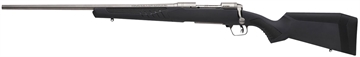 Picture of Savage Arms 110 Storm Full Size 270 Win 4+1 22" Matte Button-Rifled Barrel, Matte Drilled & Tapped Stainless Steel Receiver, AccuStock Matte Gray Synthetic Stock, Left Hand 57056