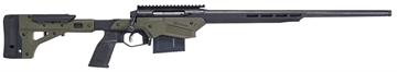 Picture of Savage Arms Axis II Precision 243 Win 10+1 22", Matte Black Barrel/Rec, OD Green Adjustable MDT Aluminum Chassis, Polymer Grip 57550