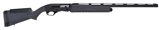 Picture of Savage Arms Renegauge Field Full Size 12 Gauge Semi-Auto 3" 4+1 28" Black Melonite Fluted Vent Rib Barrel, Matte Black Aluminum Receiver, Adjustable Matte Gray Synthetic Stock, Right Hand 57602