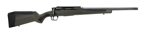 Picture of Savage Arms Impulse Hog Hunter Full Size 308 Win 4+1 18" Matte Black Threaded Barrel, Matte Black Aluminum Receiver w/Picatinny Rail, Matte OD Green AccuStock Synthetic Stock, Ambidextrous 57653