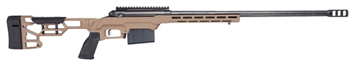 Picture of Savage Arms 110 Precision 6.5 PRC 7+1 24", Matte Black Rec/Barrel, Flat Dark Earth Cerakote MDT LSS XL Chassis, Polymer Grip, Left Hand 57700