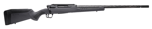 Picture of Savage Arms Impulse Mountain Hunter 6.5 PRC 2+1 24" Carbon Fiber Threaded Barrel Black Aluminum Receiver w/Picatinny Rail, Gray AccuStock Synthetic Stock, Ambidextrous 57897
