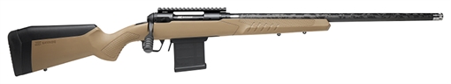 Picture of Savage Arms 110 Carbon Tactical 308 Win 10+1 22" Carbon Fiber Wrapped Barrel, Matte Black Metal, Flat Dark Earth Fixed AccuStock with AccuFit 57941