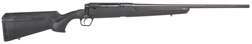 Picture of Savage Arms Axis Full Size 400 Legend 4+1 20" Matte Black Heavy Sporter Barrel, Matte Black Carbon Steel Receiver Drilled & Tapped, Matte Black Fixed Synthetic Stock, Right Hand 58121