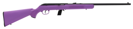 Picture of Savage Arms 64 F Full Size 22 LR 10+1 21" Matte Black Carbon Steel Barrel, Matte Black Grooved Carbon Steel Receiver, Purple Fixed Synthetic Stock, Right Hand 40219