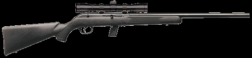 Picture of Savage Arms 64 FVXP Full Size 22 LR 10+1 21" Matte Black Heavy Barrel, Matte Black Drilled & Tapped Carbon Steel Receiver, Matte Black Fixed Synthetic Stock, 3-9x40mm Duplex Scope, Right Hand 45100