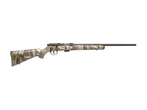 Picture of Savage Arms 93R17 Camo Full Size 17 HMR 5+1 21" Matte Black Button Rifled Barrel, Matte Black Drilled & Tapped Carbon Steel Receiver, Next G-1 Fixed Synthetic Stock, Right Hand 96711