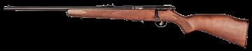Picture of Savage Arms 93 G Full Size 22 WMR 5+1 21" Matte Black Sporter Barrel, Matte Black Drilled & Tapped Carbon Steel Receiver, Satin Hardwood Fixed Stock, Left Hand 95700