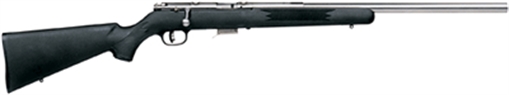 Picture of Savage Arms 93 FVSS Full Size 22 WMR 5+1 21" Matte Heavy Barrel, Matte Drilled & Tapped Stainless Steel Receiver, Matte Black Fixed Synthetic Stock, Right Hand 94700