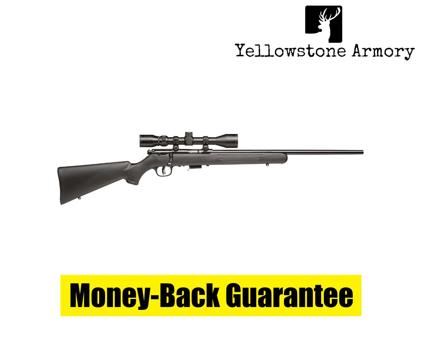 Savage Arms 93 FXP Rifle 22 WMR 5/rd 21" Barrel Black with Scope 91806-img-0