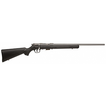 Picture of Savage Arms 93R17 FSS Full Size 17 HMR 5+1 21" Matte Button Rifled Barrel, Matte Drilled & Tapped Stainless Steel Receiver, Matte Black Fixed Synthetic Stock, Right Hand 96712