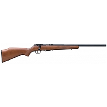 Picture of Savage Arms 93R17 GLV Full Size 17 HMR 5+1 21" Matte Black Heavy Varmint Barrel, Matte Black Drilled & Tapped Carbon Steel Receiver, Satin Hardwood Fixed Stock, Right Hand 96701