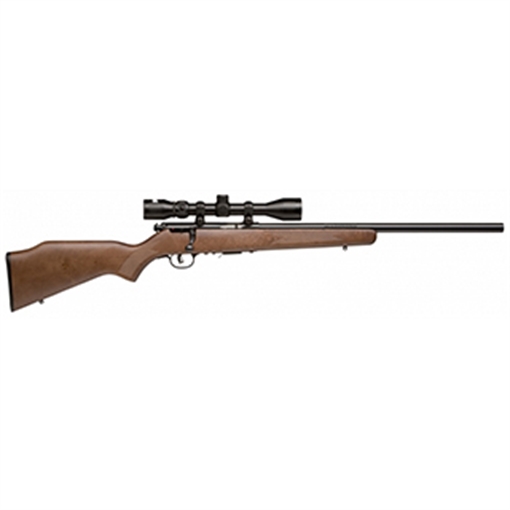 Picture of Savage Arms 93R17 GVXP Full Size 17 HMR 5+1 21" Matte Blued Carbon Steel Barrel, Matte Blued Steel Receiver, Satin Hardwood Wood Stock, Factory Mounted & Boresighted 3-9x40mm Scope, Right Hand 96222