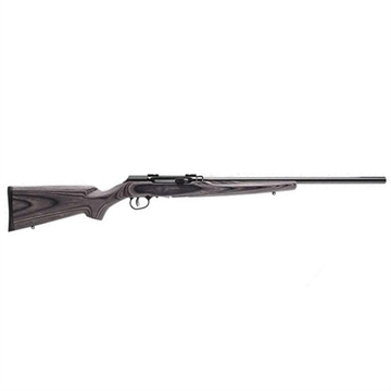 Picture of Savage Arms A17 Sporter Full Size 17 HMR 10+1 22" Satin Black Sporter Barrel, Satin Black Drilled & Tapped Carbon Steel Receiver, Gray Fixed Laminate Stock, Right Hand 47008