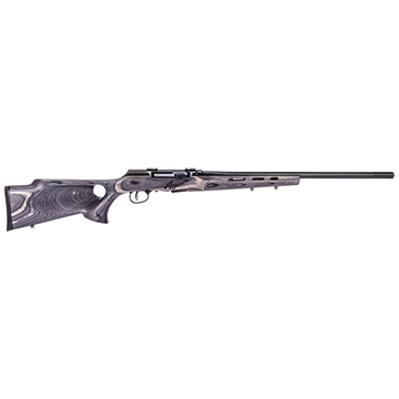 Picture of Savage Arms A Series Matte Gray Full Size 17 WSM 8+1 22" High Luster Heavy Barrel, High Luster Drilled & Tapped Carbon Steel Receiver, Matte Gray Thumbhole Laminate Stock, Right Hand 47800